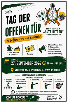 Tag der offenen Tür bei Schützenverein Schechen-Hochstätt